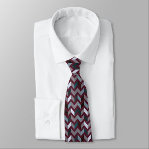 Cravate Sigmund Freud Neo Patchwork Zigzag Power Necktie