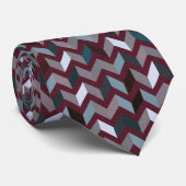 Cravate Sigmund Freud Neo Patchwork Zigzag Power Necktie (Roulé)
