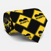 Cravate Signal de trafic drôle de vitesse de prudence (Roulé)