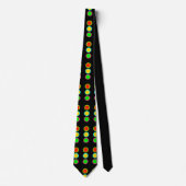 Cravate Signal de trafic Stop-Attention-Go Mod Stop Light  (Devant)