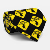 Cravate Signe australien drôle. Prenez garde des ours de (Roulé)