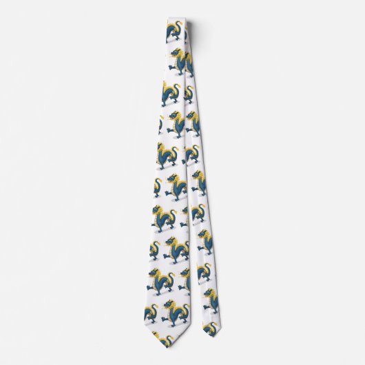 Cravate SIGNE D'Astrologie Zodiaque Gastronomique Chinois (Devant)