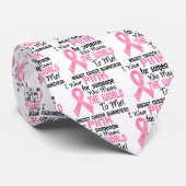 Cravate Signifie Le Monde Pour Moi 2 Cancer Du Sein (Roulé)