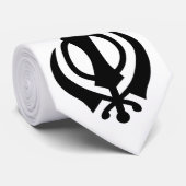 Cravate Sikh Khanda (Roulé)