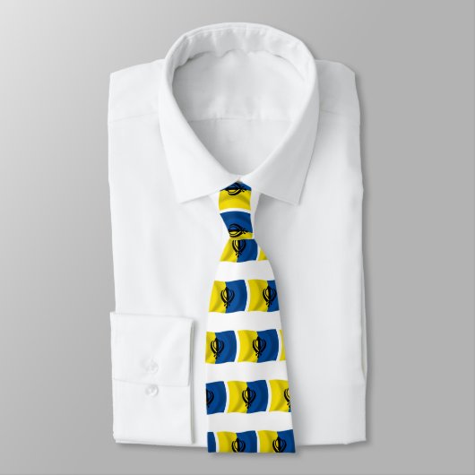 Cravate Sikhism Flag Tie (Attaché)