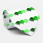 Cravate Silhouette de 3 arbres (Roulé)