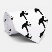 Cravate Silhouette de broc de base-ball (Roulé)