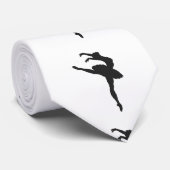 Cravate Silhouette de la ballerine (Roulé)