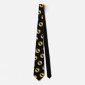 Cravate Silhouette de sorcière volante (Devant)