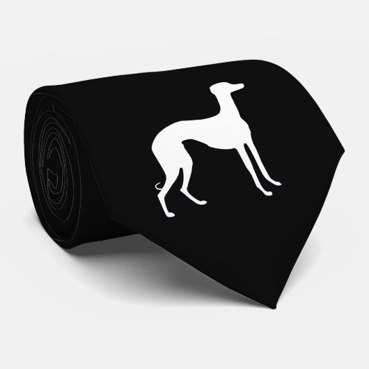 Cravate Silhouette Greyhound (Roulé)