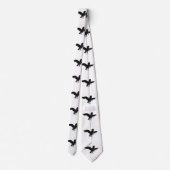 Cravate Silhouette Pegasus - Choisir la couleur arrière - (Dos)