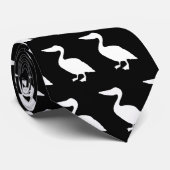 Cravate Silhouette pélicane (Roulé)