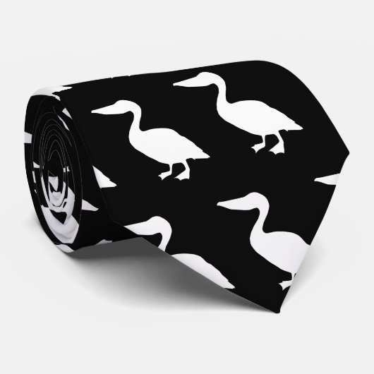 Cravate Silhouette pélicane (Roulé)