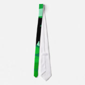 Cravate Silhouette verte (Dos)