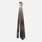 Cravate Silhouettes de danseurs bleus (faux strass) (Dos)