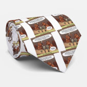 Cravate Silly Beaver Jokes Funny Cartoon (Roulé)