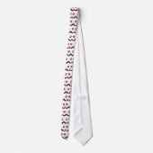 Cravate Silly Fun Cute Mustache Holiday Custom Tie (Dos)