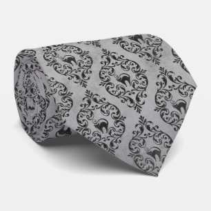 Cravate Silver Gray Halloween Cat TIE