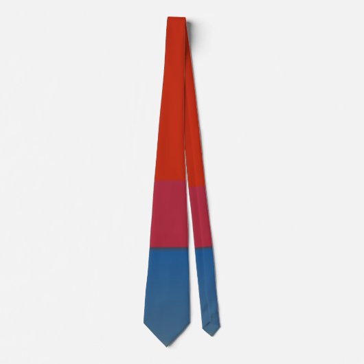 Cravate similitude №1 (rouges et bleus royaux) (Devant)