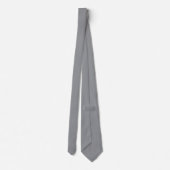 CRAVATE SIMPLE ÉLÉGANT BUREAU MODERNE GRIS FONCÉ (Dos)