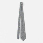 Cravate   Simple Grey & Silver Polka Dots Modern & Elegant (Dos)