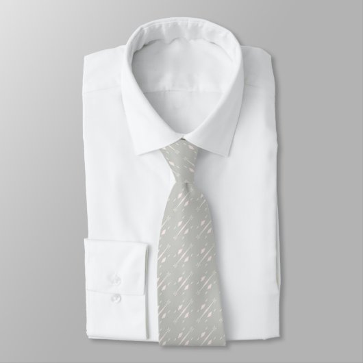 Cravate Simple light grey pattern on a grey background. (Attaché)