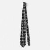 Cravate Simple Logo Entreprise Gris Argent (Devant)