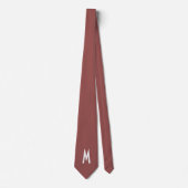 Cravate Simple Marsala moderne (Devant)