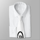 CRAVATE SIMPLE MODERNE MODERNE MONOGRAM STYLE ÉLÉGANT FOUR (Attaché)