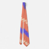 CRAVATE SIMPLE MODERNE MODERNE MONOGRAM STYLE ÉLÉGANT FOUR (Dos)