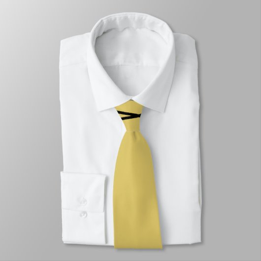 Cravate Simple monogramme ajouter votre nom lettre man min (Attaché)