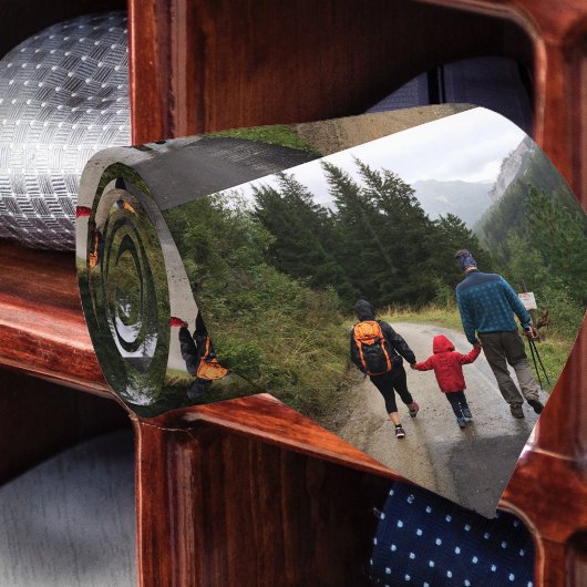 Cravate Simple Motif photo de famille