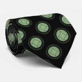 Cravate simple, vert clair (Roulé)