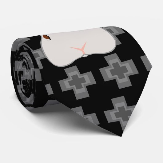 Cravate Simplement un lapin (Roulé)