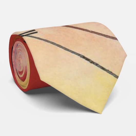 Cravate Simulation interne peinture Abstraite (Roulé)