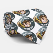 Cravate Singe affamé (Roulé)