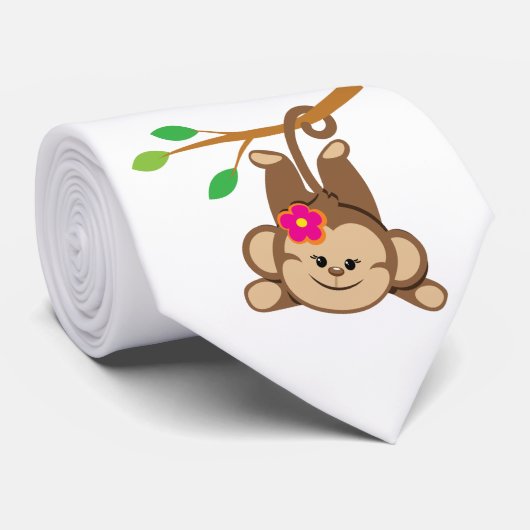 Cravate Singe de oscillation de fille (Roulé)