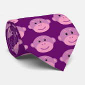 Cravate Singe pourpre (Roulé)