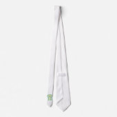 Cravate singe vert kawaii (Dos)