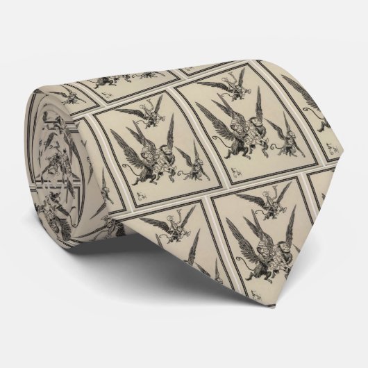 Cravate Singes de vol (Roulé)