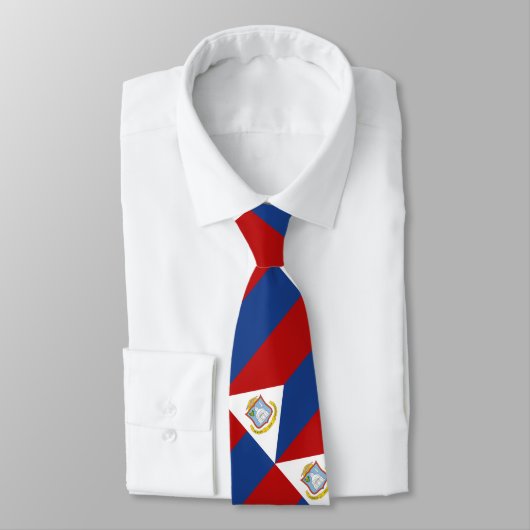 Cravate Sint Maarten Flag (Attaché)