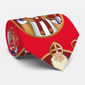 Cravate Sinterklaas collier de vacances - Noël 2022 cravat (Roulé)