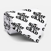 Cravate Sister of the Grad Graduation (Roulé)