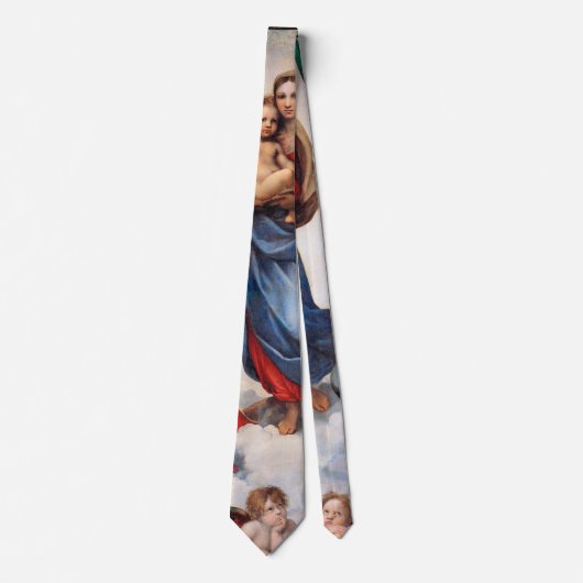 Cravate Sistine Madonna, Raphael (Devant)