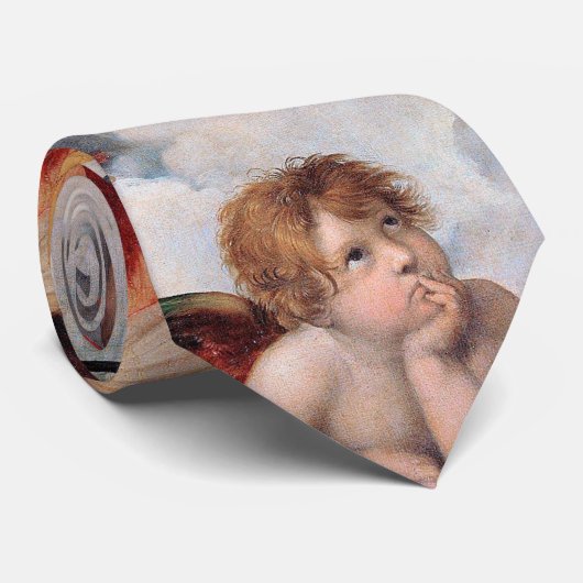 Cravate Sistine Madonna, Raphael (Roulé)