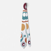 Cravate Skaymarts | Bleu élégant Marron et Blanc Bureau (Devant)