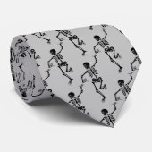 Cravate Skeletons de danse Cravate-Halloween pour hommes (Roulé)