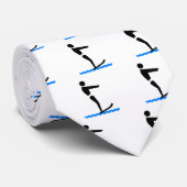 Cravate Skieur de l'eau (Roulé)