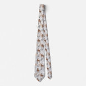 Cravate Skinny Dogs Light Grey Neck Tie (Devant)