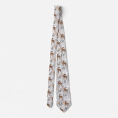 Cravate Skinny Dogs Light Grey Neck Tie (Dos)